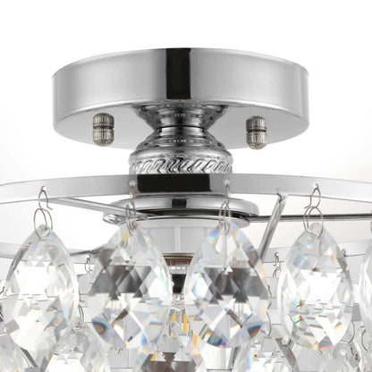 WINGBO Piccola plafoniera in cristallo da soffitto Mini semi-incasso... - N/A