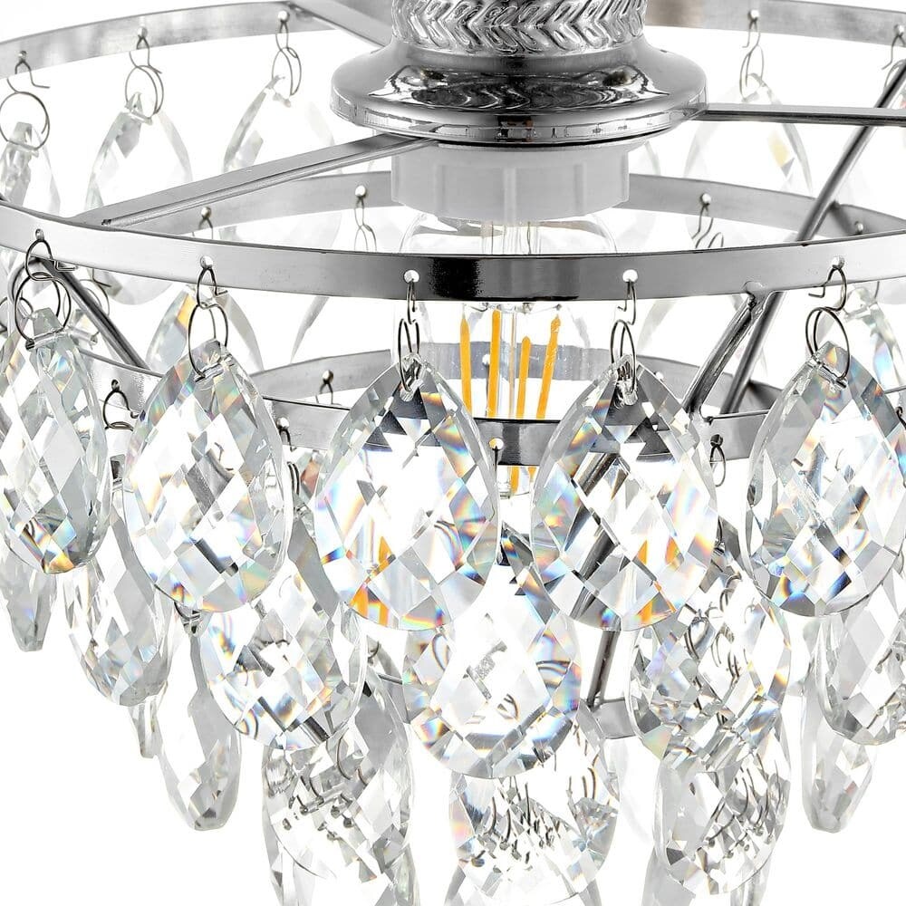 WINGBO Piccola plafoniera in cristallo da soffitto Mini semi-incasso... - N/A