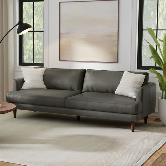 Divano moderno di metà secolo WYNDENHALL Chloris da 90 pollici di larghezza - Â 90 L x 35,5 P x 32,75 A