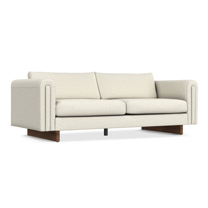 Divano contemporaneo WYNDENHALL Drayton 84 in tessuto tecnico a trama fitta - 84 L x 38 P x 30 A,