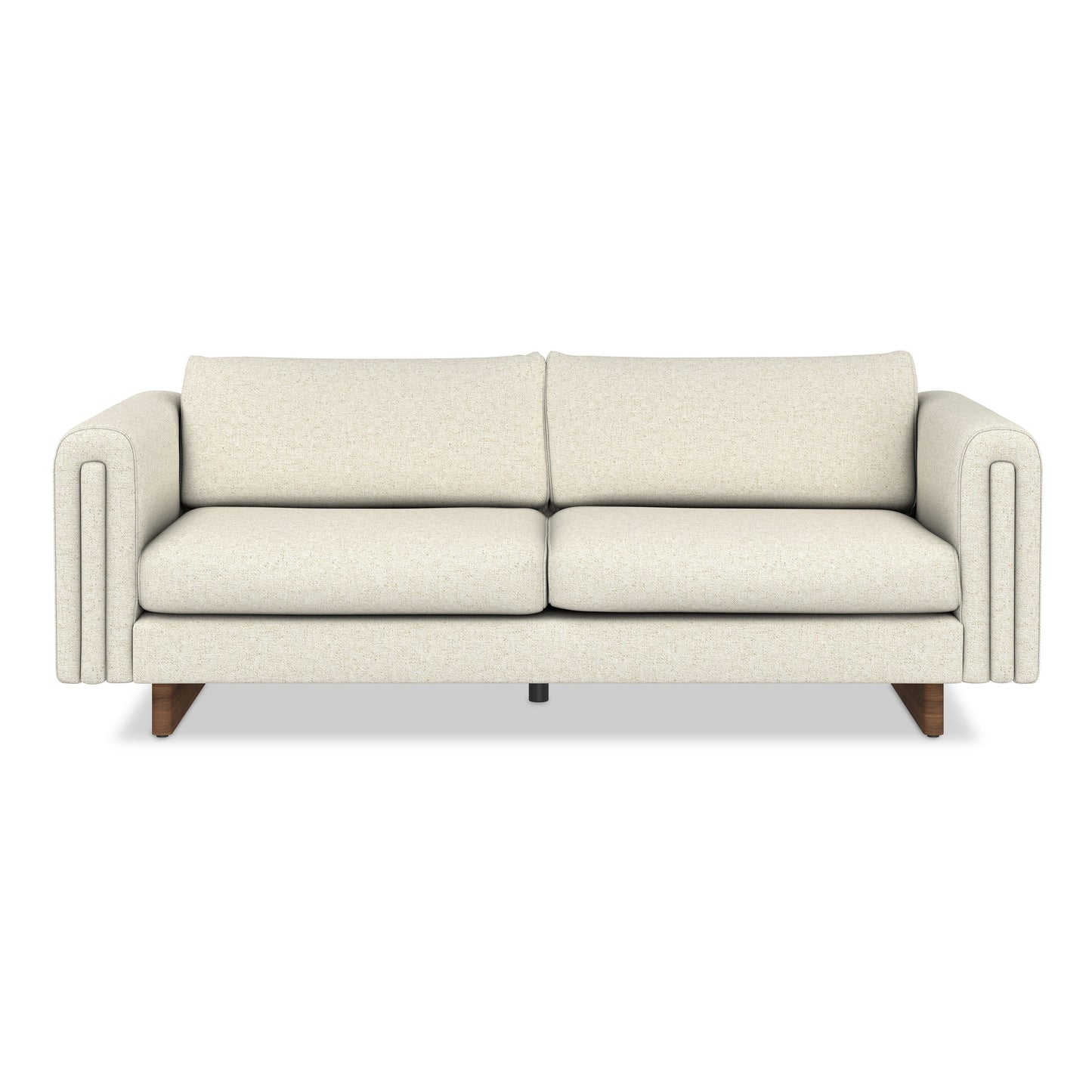 Divano contemporaneo WYNDENHALL Drayton 84 in tessuto tecnico a trama fitta - 84 L x 38 P x 30 A,