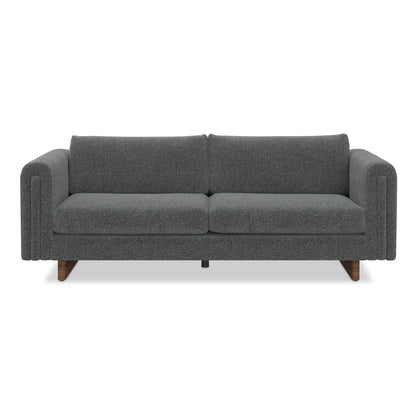 Divano contemporaneo WYNDENHALL Drayton 84 in tessuto tecnico a trama fitta - 84 L x 38 P x 30 A,