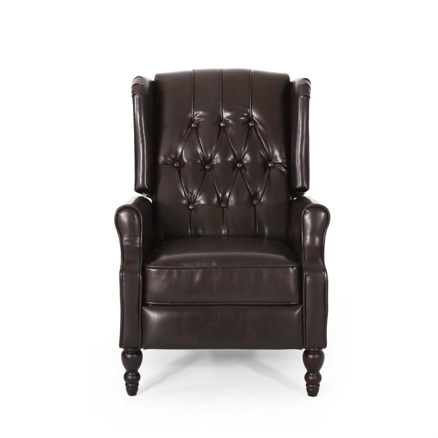 Poltrona reclinabile in similpelle Walter Brown di Christopher Knight Home