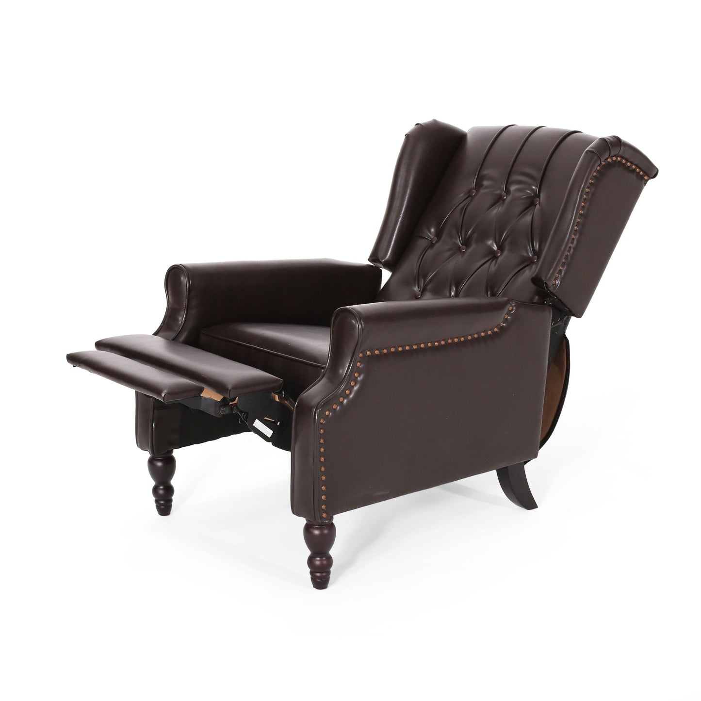 Poltrona reclinabile in similpelle Walter Brown di Christopher Knight Home