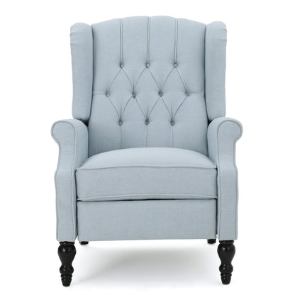 Poltrona reclinabile con schienale alto e rivestimento in tessuto Walter di Christopher Knight Home
