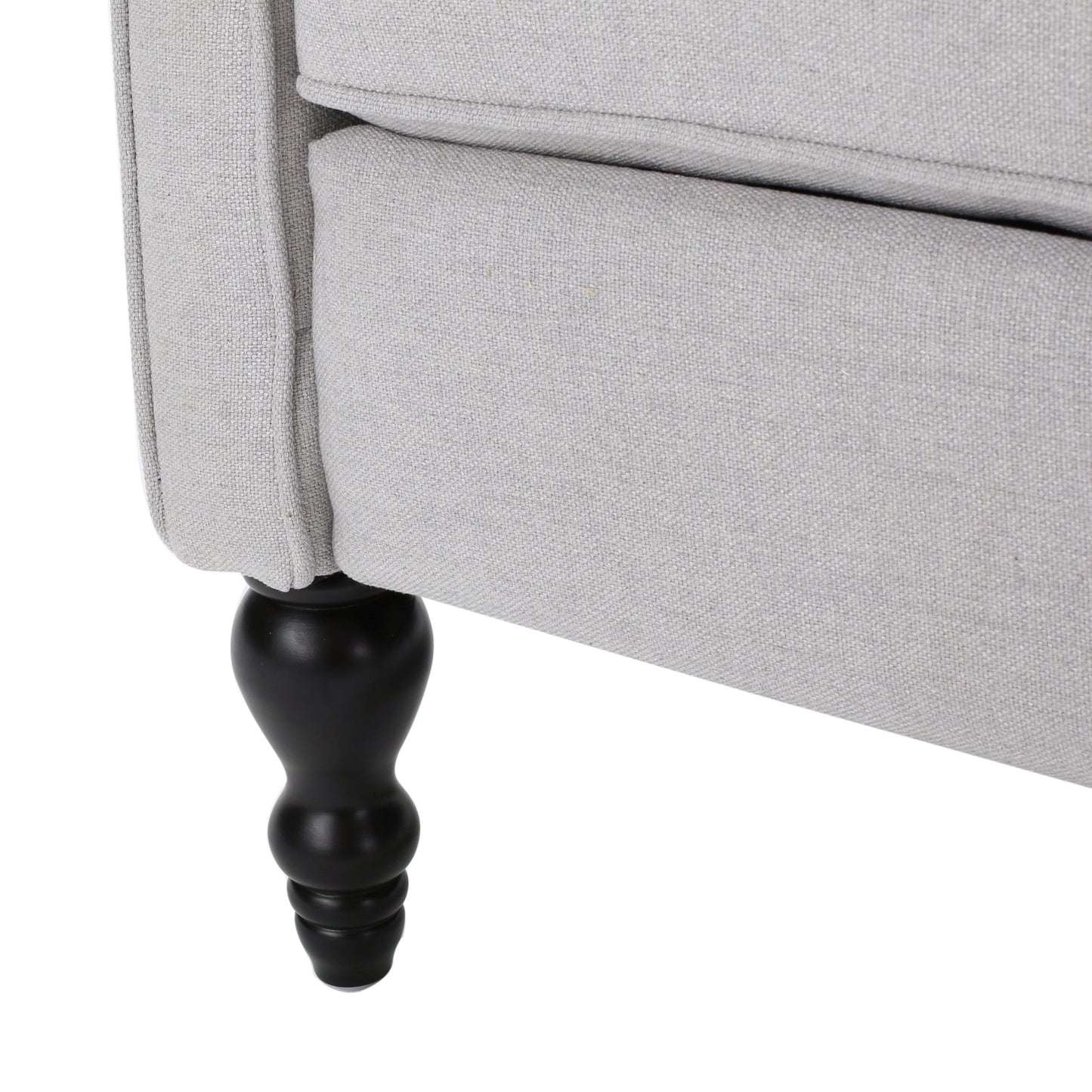 Poltrona reclinabile con schienale alto e rivestimento in tessuto Walter di Christopher Knight Home
