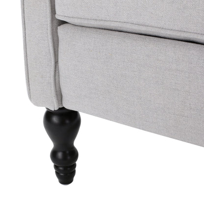 Poltrona reclinabile con schienale alto e rivestimento in tessuto Walter di Christopher Knight Home