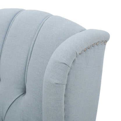 Poltrona reclinabile con schienale alto e rivestimento in tessuto Walter di Christopher Knight Home