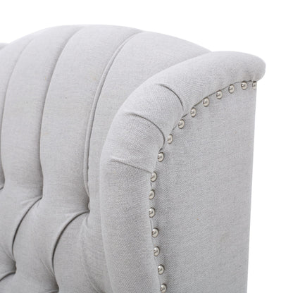 Poltrona reclinabile con schienale alto e rivestimento in tessuto Walter di Christopher Knight Home