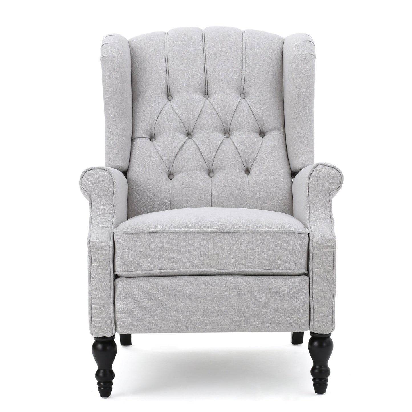 Poltrona reclinabile con schienale alto e rivestimento in tessuto Walter di Christopher Knight Home