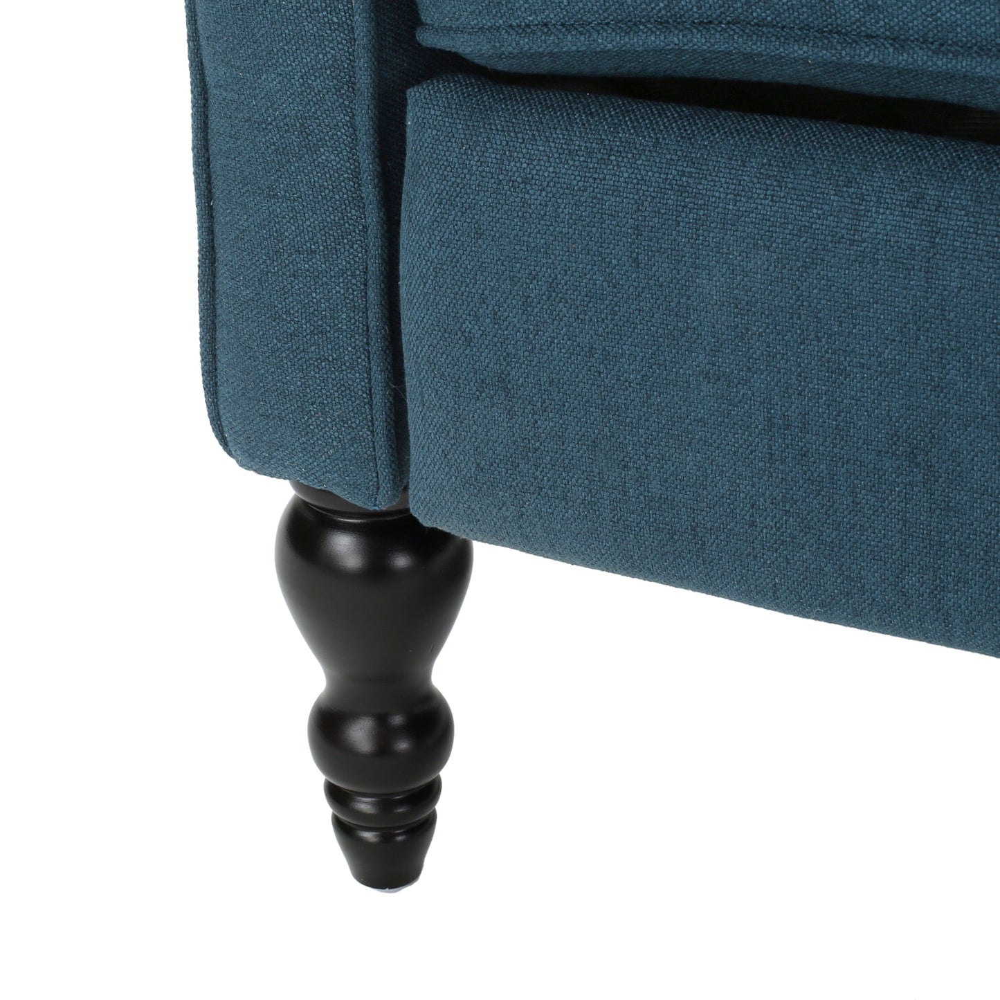 Poltrona reclinabile con schienale alto e rivestimento in tessuto Walter di Christopher Knight Home