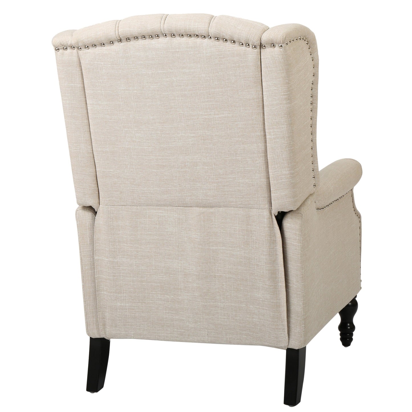 Poltrona reclinabile con schienale alto e rivestimento in tessuto Walter di Christopher Knight Home