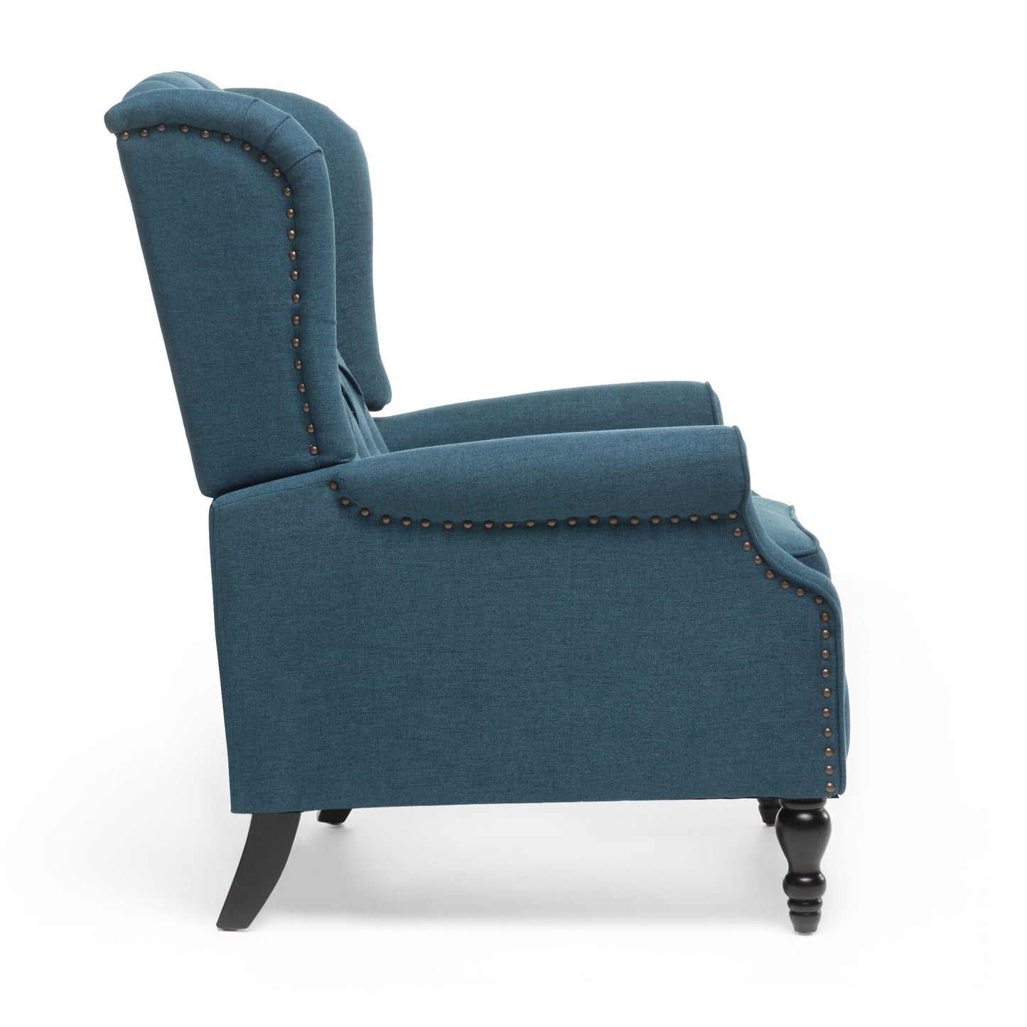 Poltrona reclinabile con schienale alto e rivestimento in tessuto Walter di Christopher Knight Home