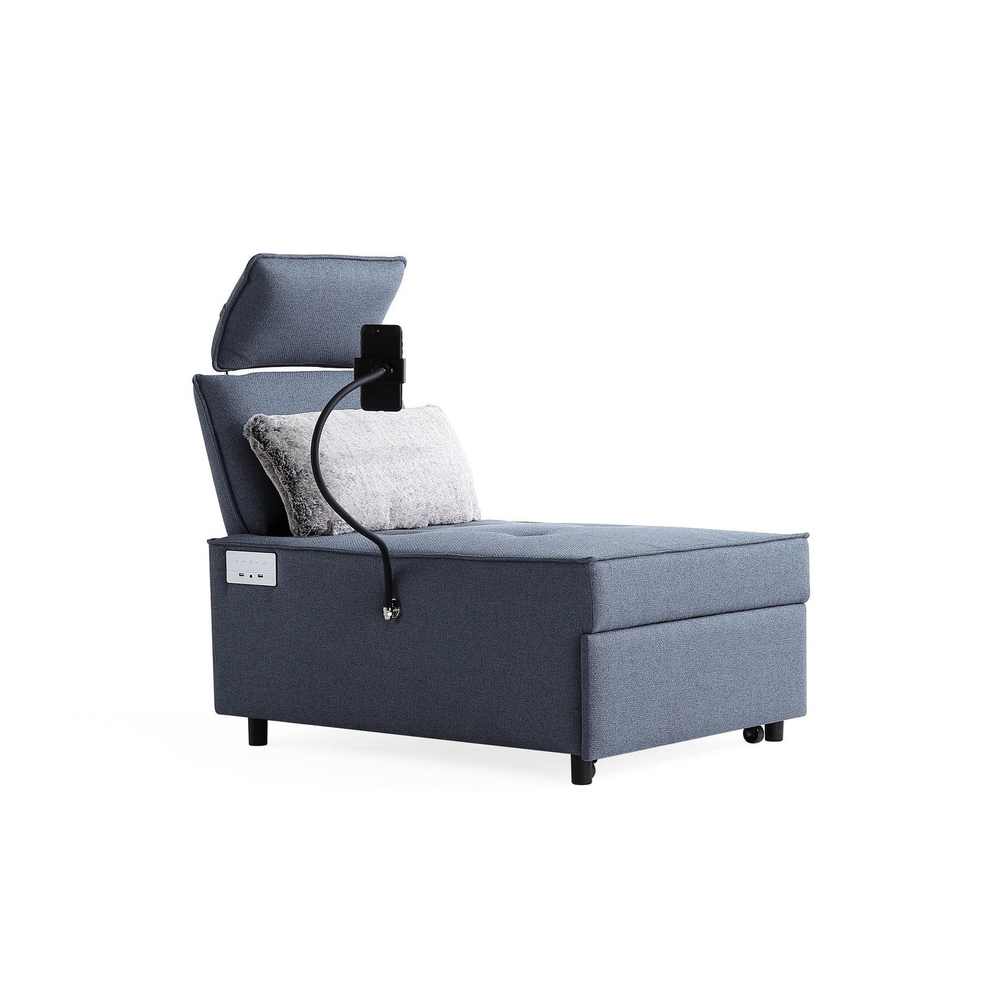 Divano letto in tessuto impermeabile con altoparlante Bluetooth