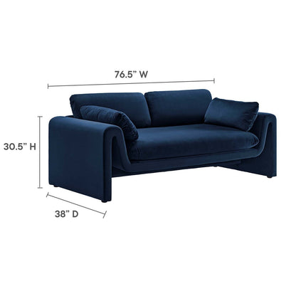 Divano Waverly Performance Velvet