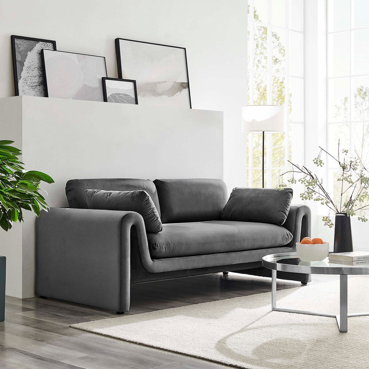 Divano Waverly Performance Velvet