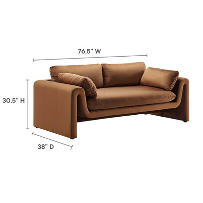 Divano Waverly Performance Velvet