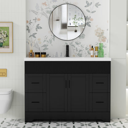 Mobile bagno Wavy Line 30/36/48 con lavabo e rubinetto
