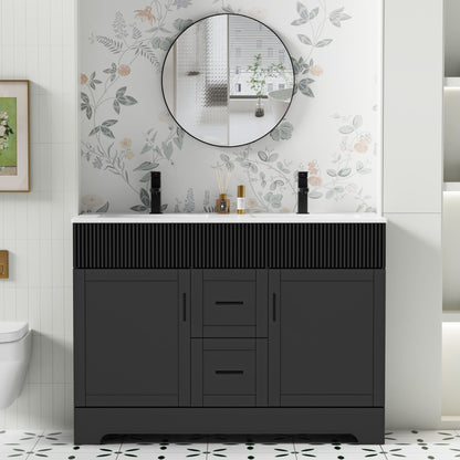 Mobile bagno Wavy Line 30/36/48 con lavabo e rubinetto