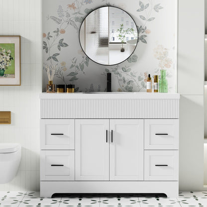 Mobile bagno Wavy Line 30/36/48 con lavabo e rubinetto