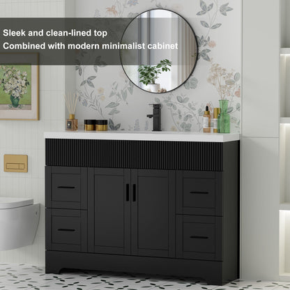 Mobile bagno Wavy Line 30/36/48 con lavabo e rubinetto
