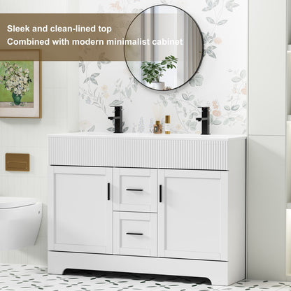 Mobile bagno Wavy Line 30/36/48 con lavabo e rubinetto