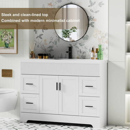 Mobile bagno Wavy Line 30/36/48 con lavabo e rubinetto