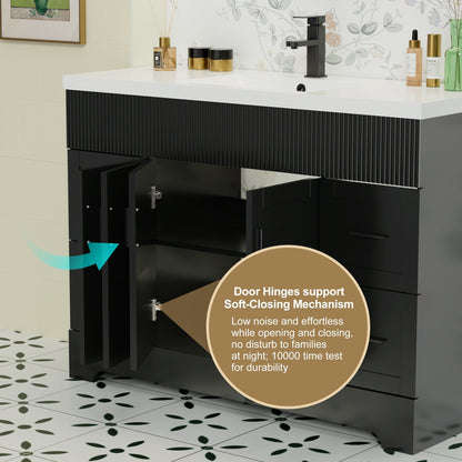 Mobile bagno Wavy Line 30/36/48 con lavabo e rubinetto