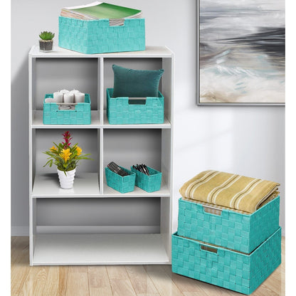 Set di cestini intrecciati da 7 pezzi