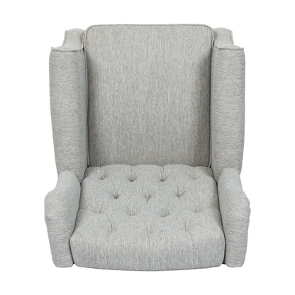 Poltrona reclinabile con schienale reclinabile in tessuto trapuntato Wellscross Contemporary di Christopher Knight Home