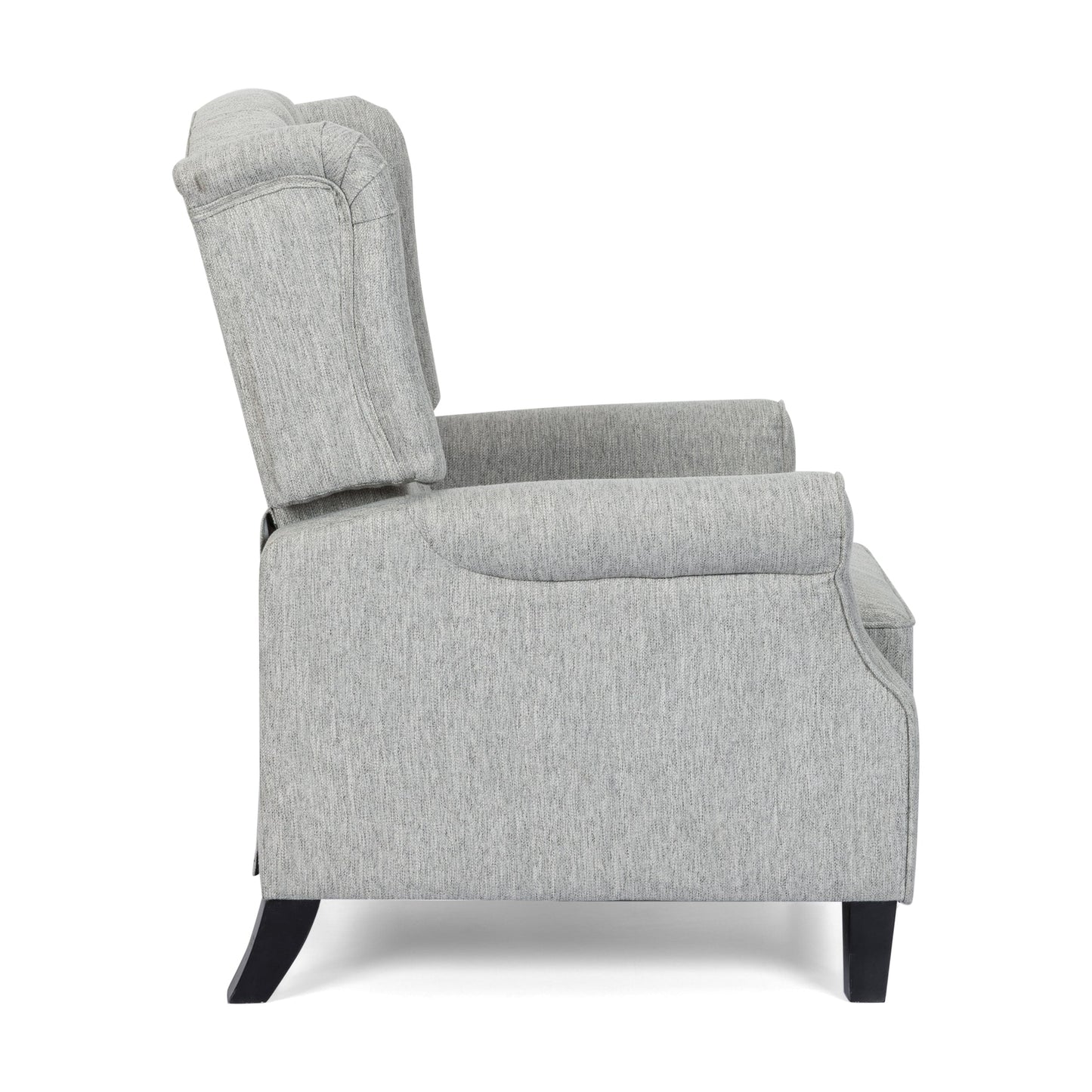 Poltrona reclinabile con schienale reclinabile in tessuto trapuntato Wellscross Contemporary di Christopher Knight Home