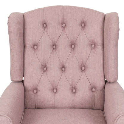 Poltrona reclinabile con schienale reclinabile in tessuto trapuntato Wellscross Contemporary di Christopher Knight Home