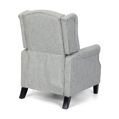 Poltrona reclinabile con schienale reclinabile in tessuto trapuntato Wellscross Contemporary di Christopher Knight Home