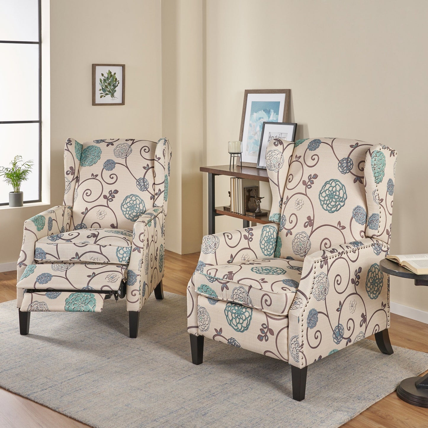 Poltrone reclinabili contemporanee Wescott (set da 2) di Christopher Knight Home