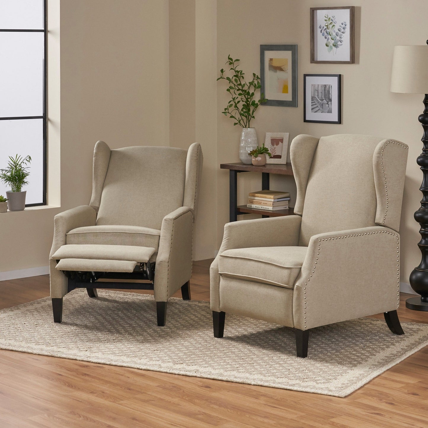 Poltrone reclinabili contemporanee Wescott (set da 2) di Christopher Knight Home