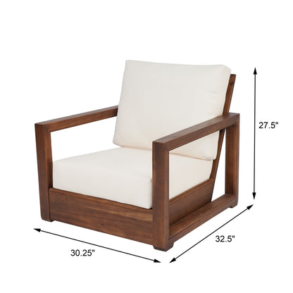 Set da salotto Westchester in acacia da 4 pezzi di Christopher Knight Home