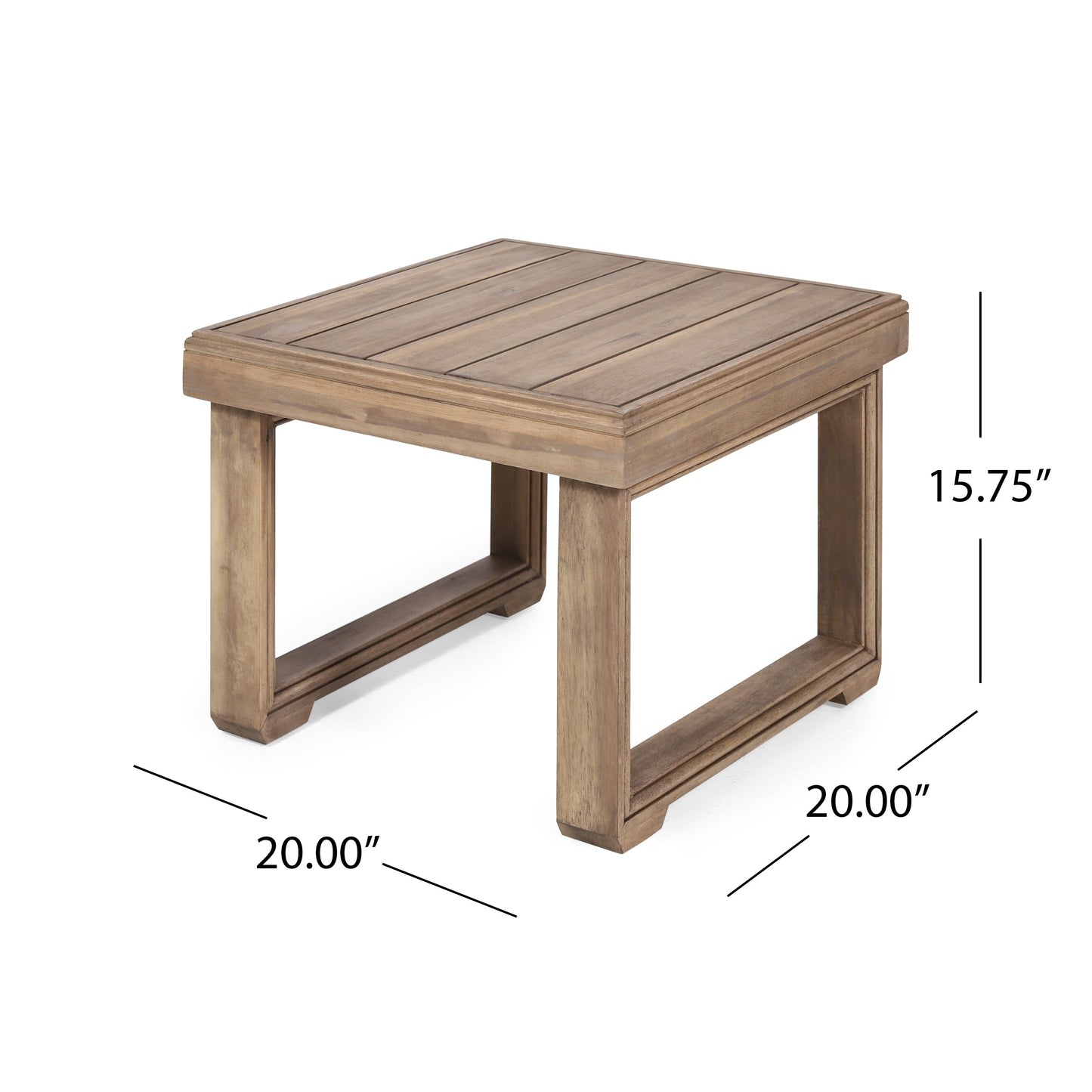 Set da chat in legno di acacia Westchester di Christopher Knight Home
