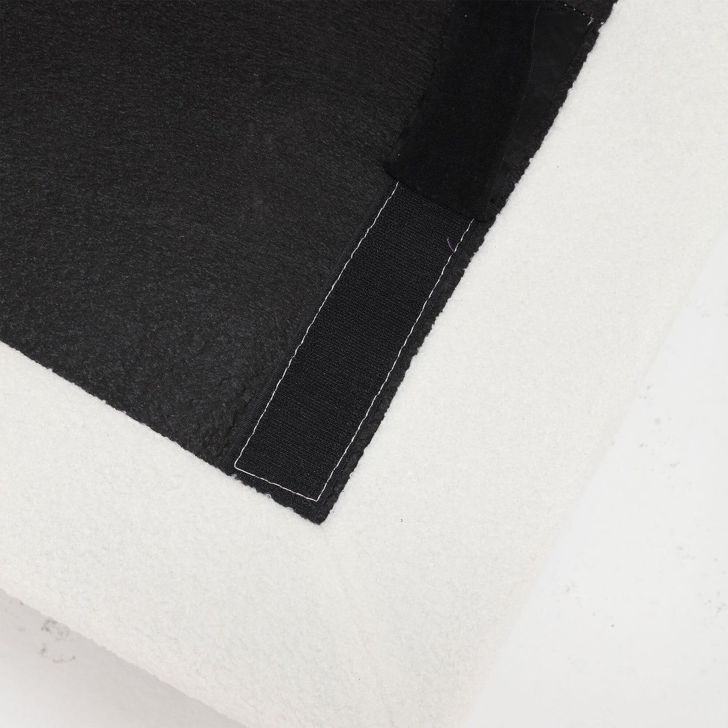 Divano a 2 posti in tessuto bianco da 96,46'' con design a nuvola, comodo stile imbottito e piedini in plastica per il soggiorno