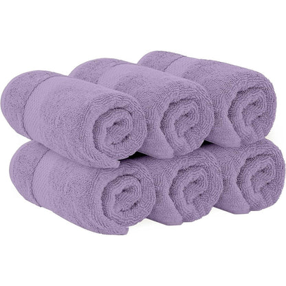 Asciugamano in cotone di lusso classico bianco 16x30 - Set di 6