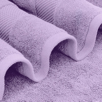 Asciugamano da bagno oversize in cotone di lusso classico bianco 35x70 - Set di 2