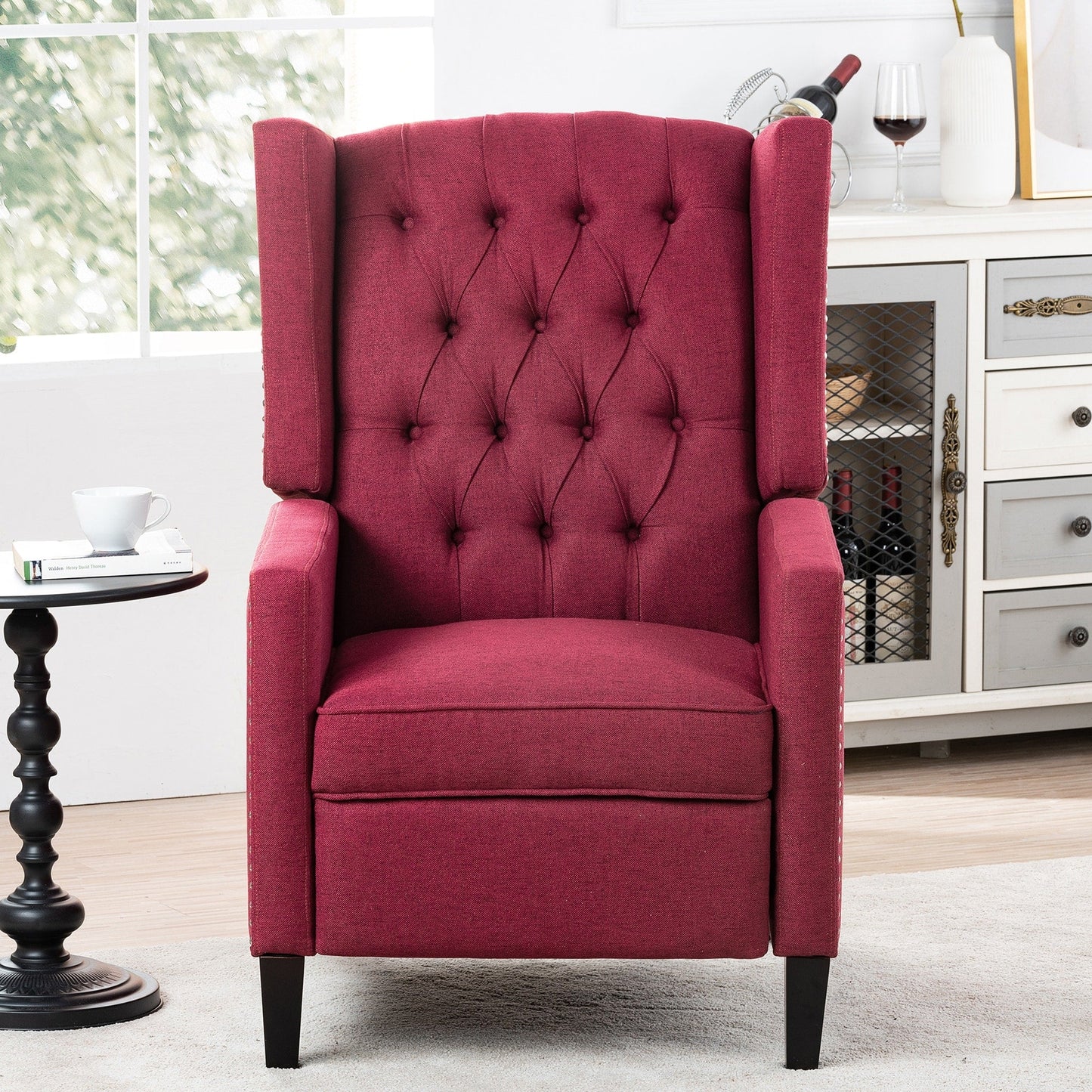 Poltrona reclinabile manuale larga - 34,45 x 27,16 x 40,55