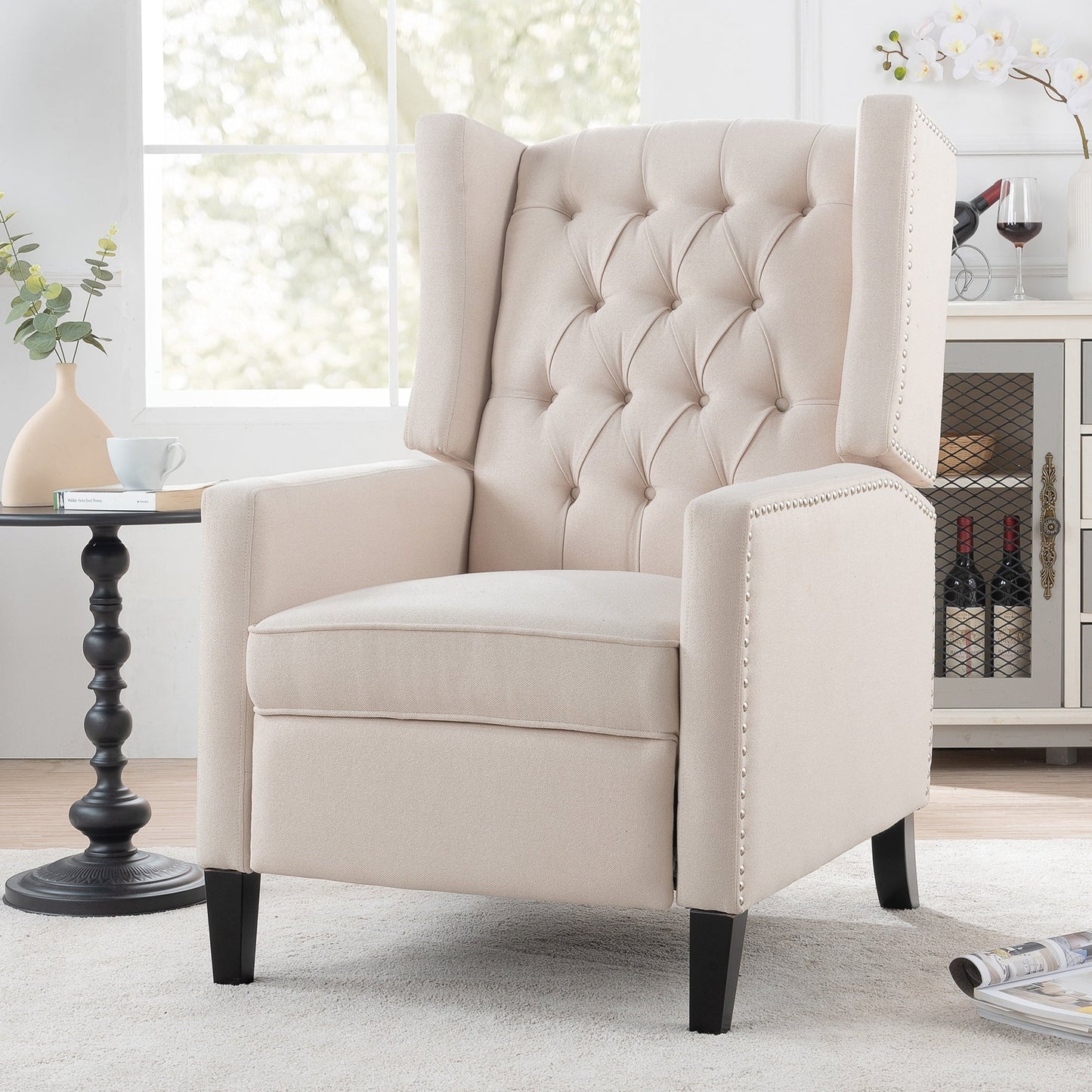 Poltrona reclinabile manuale larga - 34,45 x 27,16 x 40,55