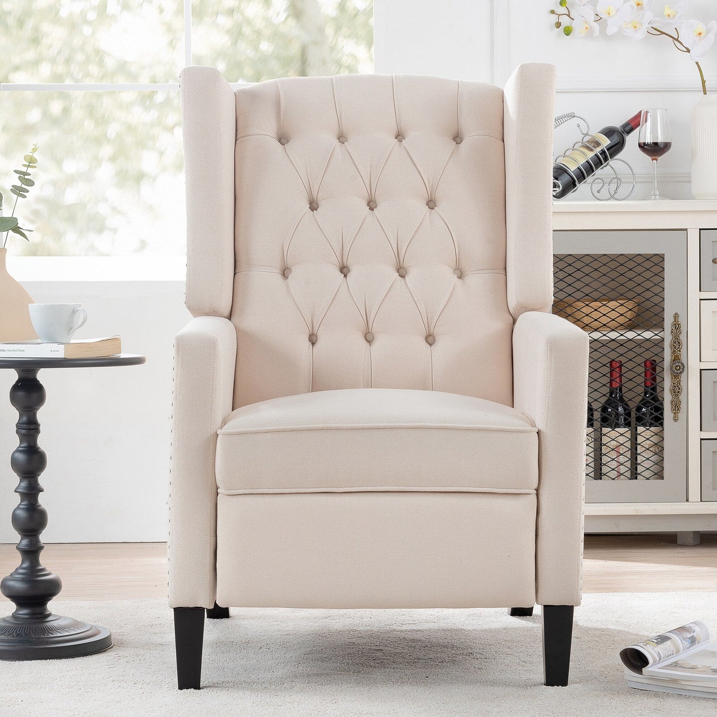 Poltrona reclinabile manuale larga - 34,45 x 27,16 x 40,55