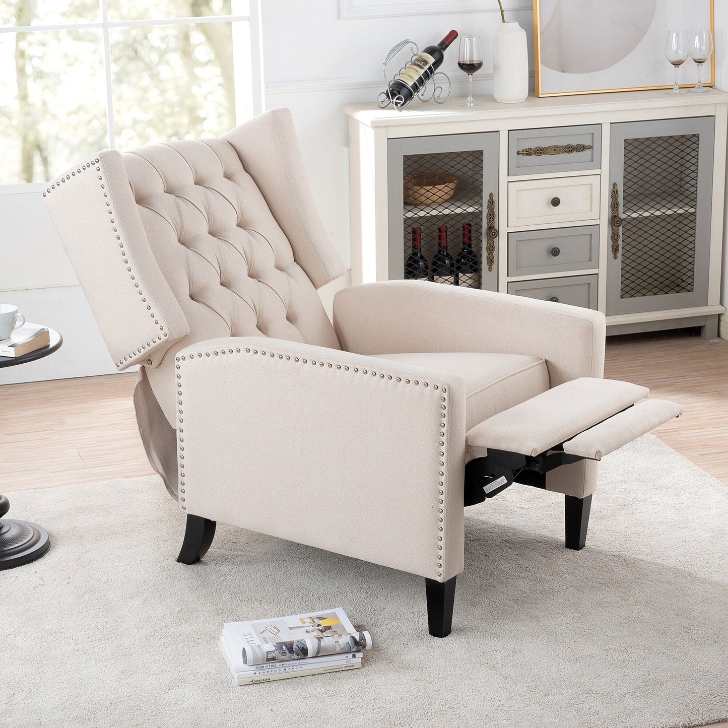 Poltrona reclinabile manuale larga - 34,45 x 27,16 x 40,55