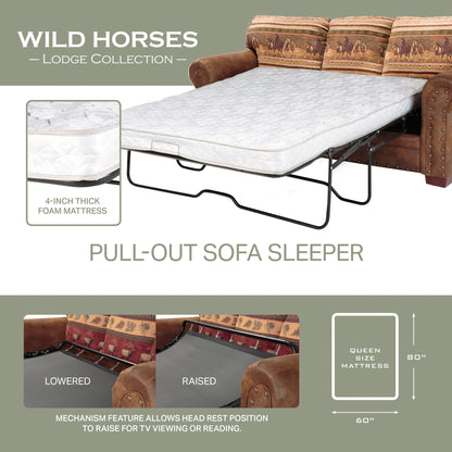Divano letto Wild Horses Lodge