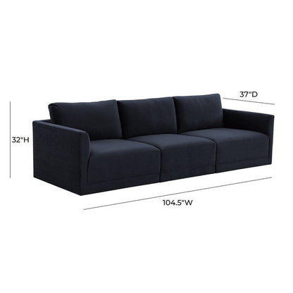 Divano modulare Willow a 3 pezzi