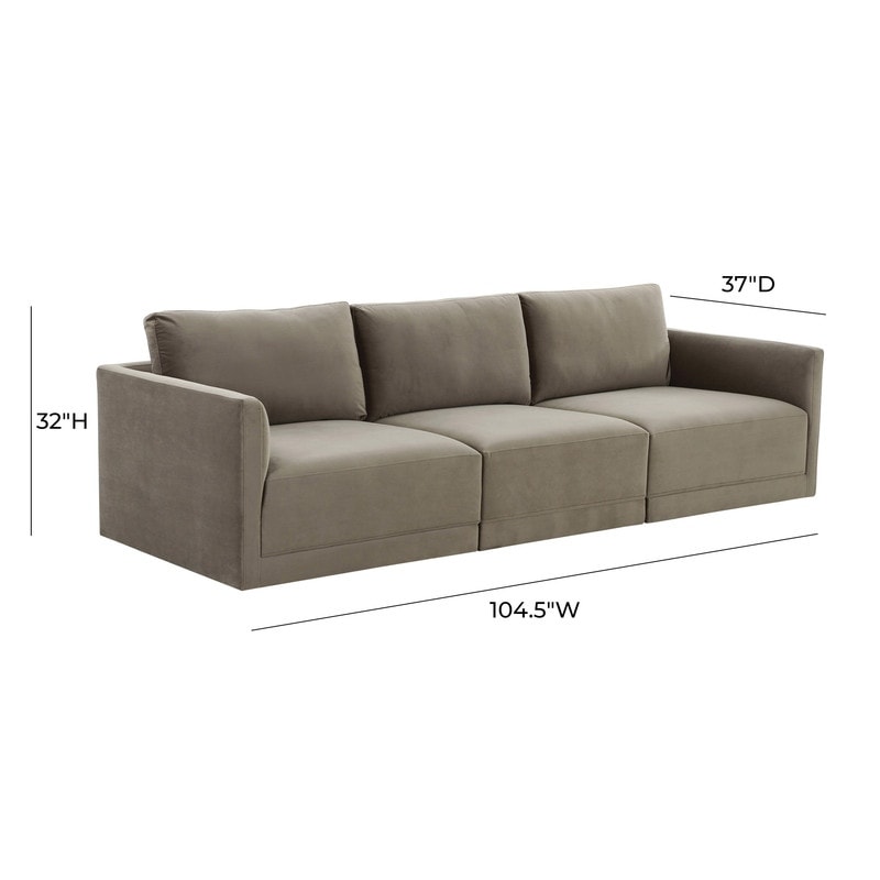 Divano modulare Willow a 3 pezzi