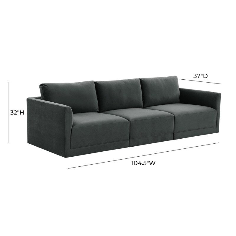 Divano modulare Willow a 3 pezzi