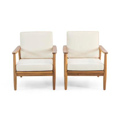 Poltrona Willowbrook Wood Club (set di 2) di Christopher Knight Home