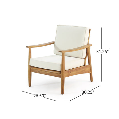 Poltrona Willowbrook Wood Club (set di 2) di Christopher Knight Home